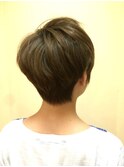 【morio池袋】首を長く見せるシンプルショート