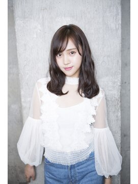 サロンドミルク 原宿(salon de MiLK) 【salon de MiLK 原宿】透明感ふわふわカール×イルミナベージュ