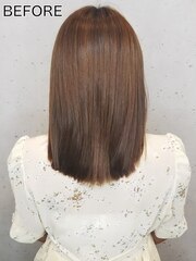 ◆【髪質改善カラー】暗髪 艶髪 ラベンダー パープル　