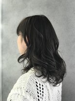 ヘアサロンエム 渋谷店(HAIR SALON M)&nbsp;外ハネボブ/アッシュブラウン/ネオウルフ/デザインカラー