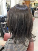 20代30代大人カッコいい/外ハネ/ウルフ/くすみカラー/アッシュ