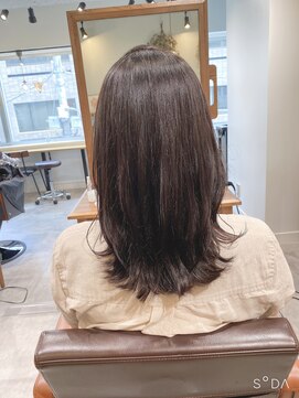 ネイヴィル オモテサンドウ(navile omotesando) ☆ブリーチなしラベンダーグレージュ☆