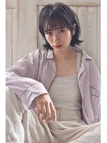 メーヴェ(Mowen) mowen前髪xセシルカットxココアブラウンxフリンジウェーブ