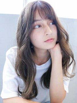 アイティー バイ アルバム 浦和店(IT by ALBUM) ナチュラルウェーブ_ホワイトアッシュエアリーミディ_37891