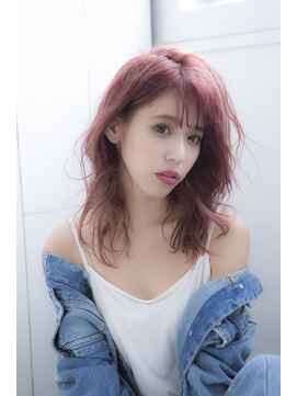 ミエル ヘア 新宿(miel hair) 〈mielhair新宿〉透明感ピンク ダブルカラー