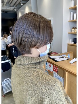 トリート 妙典店(TREAT) グレージュ×ショート