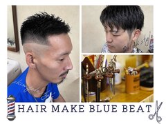 HAIR MAKE BLUE BEAT