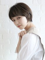 デイジー インデックスヘア 大島店(DAISY index hair)&nbsp;ナチュラルストレートハンサムショートショートシースルー前髪