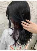 インナーカラー ヘアセット 学割 学割U24 池袋 6013