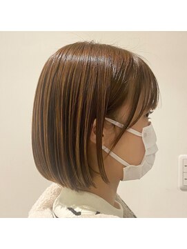 美容室 アイディー i-dee 顎ラインボブ