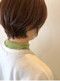 大人ショート×耳掛け