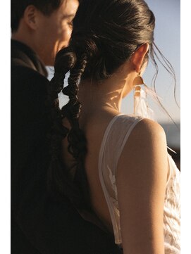 マルケ(marquer) ウェディングお洒落ポニーテール変形