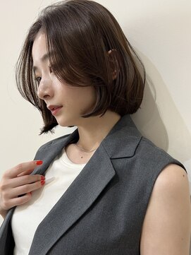 コート 表参道(Cote) 大人ガーリープリカール小顔レイヤーボブ/イルミナカラー