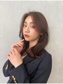 【【noi】　ミディアム　レイヤーカット　くびれヘア