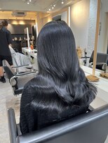 ブレンド 渋谷(BLend)&nbsp;グレージュマチルダボブインナーグレージュ 前髪