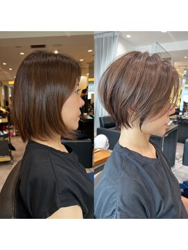 バンプ ギンザ(BUMP GINZA) 40代/50代/絶壁解消・前下がり・ショートボブ【浅野】