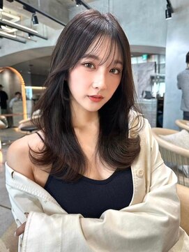 マシェリー バイ ロンド 金山(Ma cherie by Lond) ブリーチなしグレージュ×エアリーロング×レイヤーカット