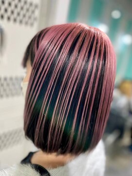 マティーナ ヘアー 池袋(Matina hair) 【筋感ピンクハイライト】20代30代40代50代