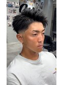 ビジネスヘア/シチサン/アップバング