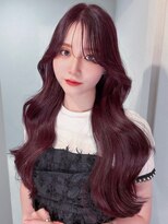 シー(See.)&nbsp;韓国ヘアレイヤーカット顔周りカットブリーチなしダブルカラーA