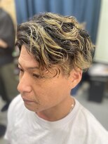 カットハウス パセリ ゆるめスパイラルパーマ<理容室>/メンズ/バーバー/メンズサロン