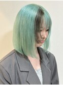 初音ミクがボブにしてローライト入れたらきっとこんなカラー！
