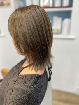 ビオトープアトラ(Bio-Top atora) くびれヘア/オリーブベージュ/水素ケアカラー