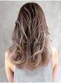 似合わせカットウェーブミディアムマロンベージュ_ba349221