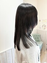 ネオリーブカップ 町田店(Neolive capu)&nbsp;黒髪レイヤー　メルティカラー　似合わせカット