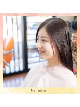 ミマインズ(MeMines) 大人ハイライトかき上げ前髪マッシュショートa