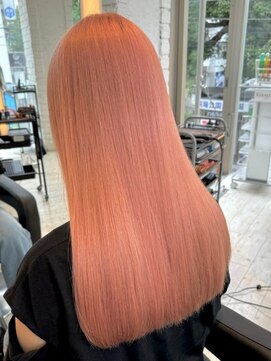 インク サカエ(inq sakae) ブリーチカラーコーラルピンク