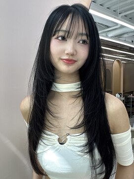 ロンドネートゥル 新潟(Lond naitre) 新潟/万代 髪質改善/チェリーレッドレイヤー