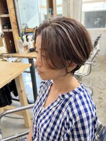 ヘアーサロン ソルト(hair salon SALT)&nbsp;白髪ぼかしブリーチ無しダブルカラーカットトリートメント15400