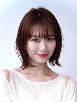 ドットハリス(.Hallis) 顔周りレイヤー/レイヤーボブ/透明感カラー/髪質改善