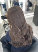 ☆ブリーチなしWカラーでミルクブラウンカラー/20代/30代/40代