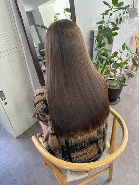 ノート(note) ☆透明感ブラウングレージュ髪質改善レイヤーカットブリーチなし