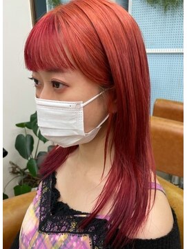 グラスペディア(graspedia) ハイトーン/ピンク系カラー/レッド/オレンジ/ストレート