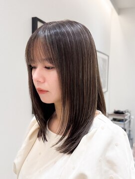 ガレリアエレガンテ 栄店(GALLARIA Elegante) ハイライト/地毛ハイライト/白髪ぼかし/ミディアムレイヤー