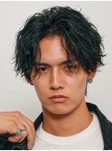 フェザーショートフェザーパーマニュアンスパーマショートヘア