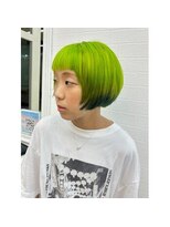 シャルティア 岩国(SHALLTIA)&nbsp;ハイトーン/個性的/派手髪/ミントカラー/ショートカットヘア