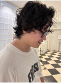 メンズパーマ、パーマ、ミディアムパーマ