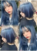 色落ちも綺麗なブルーカラー
