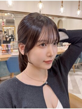 ロンドアベニール 北千住(Lond avenir) ミディアムレイヤーカット/レイヤー/顔周り/韓国/髪質改善北千住