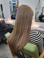 ブルー(BLUE)&nbsp;イメチェン/ホワイトブロンド/外ハネボブ/美髪/仙台