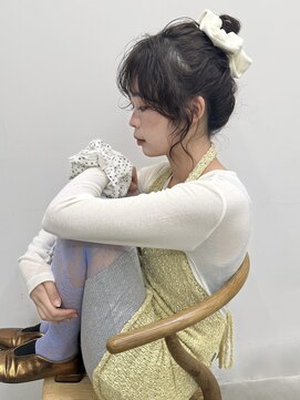 チーカ(chica) シュシュでパーマアレンジ/ロングパーマ