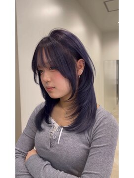 ロンドルピナス 小倉(Lond Lupinus) ミディアムレイヤーカット/似合わせカット/大人ガーリー/20代