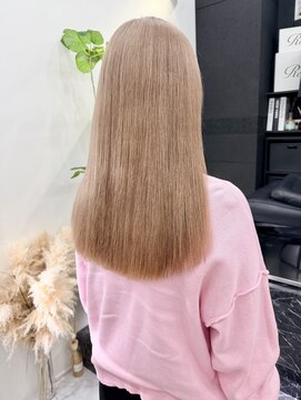 チュダック(ChuDuck) 【天神】色落ち綺麗なミルクティーベージュ/ケアブリーチ