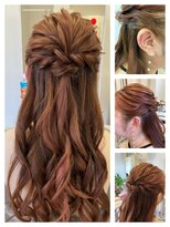 Hair Styling えむ ハーフアップ