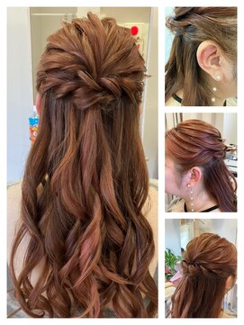 Hair Styling えむ ハーフアップ