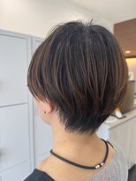 グランデュール 藤枝店(GRANDEUR)&nbsp;ショートヘア/切りっぱなしボブ/ショートボブ/ワンホンボブ